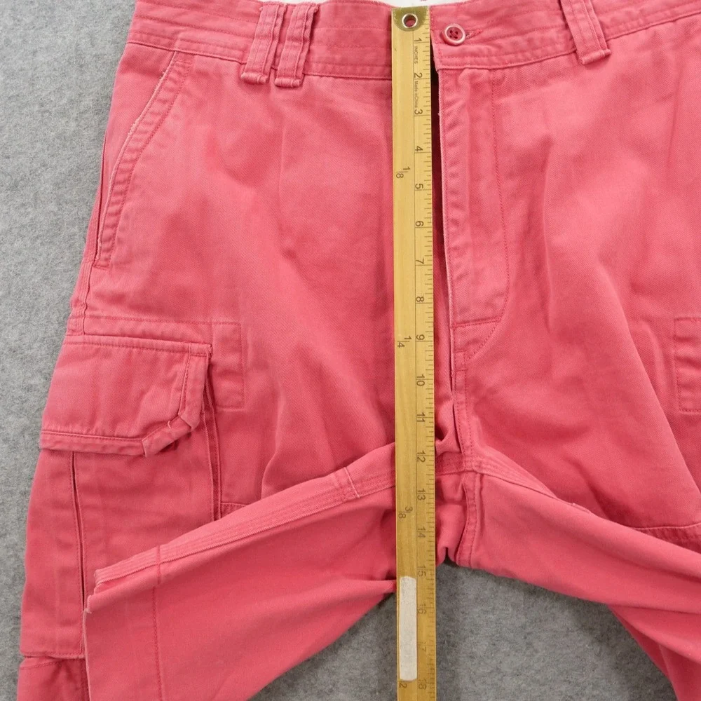Polo Ralph Lauren Shorts Mens 36 Pink Cargo Pockets Classic Pony Logo 10